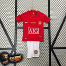 MANCHESTER UNITED I SPECIAL FINAL CHAMPIONS LEAGUE 07/08 KIDS KIT (RETRO)