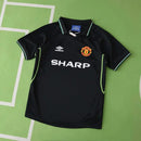 MANCHESTER UNITED BLACK III 98/99 KIDS KIT (RETRO)