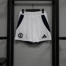 SHORTS MANCHESTER UNITED WHITE 24/25 PLAYER