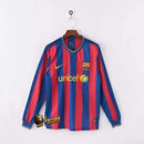 BARCELONA I 09-10 LONG SLEEVE RETRO MEN'S JERSEY