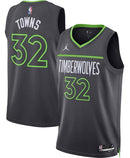 NBA TIMBERWOLVES KARL-ANTHONY TOWNS CHARCOAL JERSEY