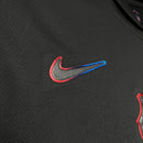 Barcelona-2024-2025-Jersey-Away-Diseño-Moderno-Black-Blue-Red-Degradado-Escudo-TPU-New-Temporada-Fútbol