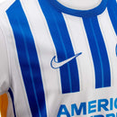 Brighton - 2024-25 - Brighton - Fútbol - Premier League - White - Blue - Yellow - Nike - American Express - Diseño - Temporada - Jersey home - Club - Estadio - Jugadores - Moda - Estilo - Comprar - Jerseys de fútbol - Venta - Última colección - Moda deportiva - Danny Welbeck - Kaoru Mitoma - Evan Ferguson - João Pedro -