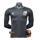 MEXICO BLACK 2026 WORLD CUP MEN'S JERSEY LONG SLEEVE PLAYER VERSION