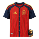 SPAIN I 2026 WORLD CUP WITH BUTTON MEN'S JERSEY WORLD CUP CHAMPION