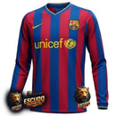 BARCELONA I 09-10 LONG SLEEVE RETRO MEN'S JERSEY