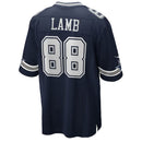 NFL DALLAS COWBOYS CEEDEE LAMB - NAVY JERSEY