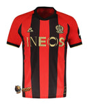 OGC Nice - 2024-2025 - Nice - Fútbol - Ligue 1 - Copa de France - Le Coq Sportif - Diseño - Temporada - Jersey home - Club - Estadio - Jugadores - Moda - Estilo - Comprar - Jerseys de fútbol - Venta - Última colección - Moda deportiva - Red - White - Clásico - Rayas verticales
