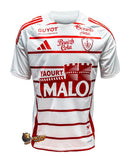 Stade Brestois - 2024-2025 - Brest - Fútbol - Ligue 1 - Adidas - Diseño - Temporada - Jersey suplente - Club - Estadio - Jugadores - Moda - Estilo - Comprar - Jerseys de fútbol - Venta - Última colección - Moda deportiva - Black - White - Moderno -