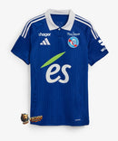 RC Strasbourg - 2024-2025 - Strasbourg - Fútbol - Ligue 1 - Copa de France - Adidas - Diseño - Temporada - Jersey home - Club - Estadio - Jugadores - Moda - Estilo - Comprar - Jerseys de fútbol - Venta - Última colección - Moda deportiva - Blue - White - Clásico - Rayas verticales
