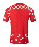 Mainz 05 - 2024/2025 - Jersey Mainz 05 - Jersey home Mainz 05 - Uniform Mainz 05 - Jako Mainz 05 - Diseño clásico - White and red - Rayas verticales - Bundesliga - Copa de Germany - Gola redonda - Escudo del club - Logo de Jako - Sponsor Kömmerling - Tecnologías innovadoras - Confort - Rendimiento.