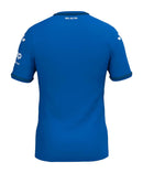 Hoffenheim - 2024/2025 - Jersey Hoffenheim - Uniform Hoffenheim - Joma Hoffenheim - Diseño moderno - Bundesliga - Competencias de fútbol - Blue - White - Identidad del club - Cuello in V - Escudo del club - Logo de Joma - Sponsor - Materiales de alta calidad - Comodidad - Rendimiento - Pasión - Historia - Innovación.