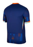 Netherlands - 2024/2025 - Jersey Netherlands - Uniform alternate Netherlands - Nike Netherlands - Diseño moderno - Blue - Euro - Nations League - Qualifiers World Cup - Asiento de autobús - Blue navy - Blue royal - Orange - Blue sky blue - Gola V - Cultura holandesa - Identidad - Tecnologías innovadoras - Confort - Rendimiento.