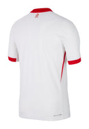 Poland - 2024/2025 - Jersey Poland - Uniform home Poland - Nike Poland - Diseño clásico - White and red - Euro - Nations League - Qualifiers World Cup - Escudo nacional - Patrones estilizados - Gola redonda - Pants rojos - Socks blancas - Tradición - Innovación - Identidad - Tecnologías innovadoras - Confort - Rendimiento.