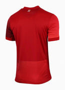 Poland - 2024/2025 - Jersey Poland - Uniform alternate Poland - Nike Poland - Diseño moderno - Red - Euro - Nations League - Qualifiers World Cup - Degradado - Escudo Selección Polaca - Swoosh de Nike - Pants white - Pants red - Socks rojas - Tradición - Identidad - Tecnologías innovadoras - Confort - Rendimiento.