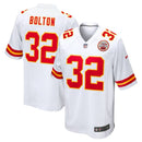 NFL KANSAS CITY CHIEFS NICK BOLTON - WHITE JERSEY