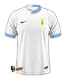 Uruguay 2024 - Jersey alternate Uruguay - Nike Uruguay - White - Copa América - Sky Blue - Gola redonda - AUF - Logo de Nike - Black - Numeración - Pants blancos - Socks blancas - Identidad - Tecnologías innovadoras - Confort - Rendimiento.
