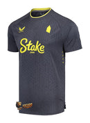 Everton FC 2024/2025 - Jersey alternate Everton - Castore Everton - Premier League - Diseño moderno - Inspiración in la ciudad - Blue - White - Black - Gola redonda - Escudo del Everton FC - Logo de Castore - Historia del club - Conexión with la ciudad - Tecnologías innovadoras - Confort - Rendimiento.