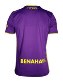 Málaga 2024/2025 - Jersey de away Málaga - Color purple - La Liga 2 - Estilo único - Temporada - Fútbol - Equipamiento deportivo - Distintivo - Original.