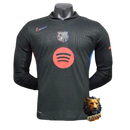BARCELONA II 24/25 BLACK PLAYER VERSION LONG SLEEVE MEN'S JERSEY