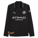 MANCHESTER CITY II BLACK 25/26 MEN'S JERSEY LONG SLEEVE PLAYER VERSION