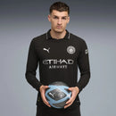 MANCHESTER CITY II BLACK 25/26 MEN'S JERSEY LONG SLEEVE PLAYER VERSION