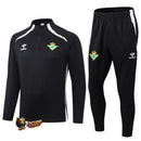 TRACKSUIT JACKET + PANTS FOR KIDS BETIS BLACK II TRAINING 25/26 MEN
