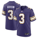NFL MINNESOTA VIKINGS JORDAN ADDISON - PURPLE JERSEY