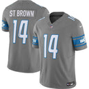 NFL DETROIT LIONS AMON-RA ST BROWN – SILVER JERSEY