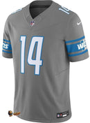 NFL DETROIT LIONS AMON-RA ST BROWN – SILVER JERSEY
