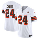 NFL CLEVELAND BROWNS NICK CHUBB – ALTERNATE WHITE JERSEY