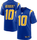 NFL LOS ANGELES CHARGERS JUSTIN HERBERT – ROYAL JERSEY