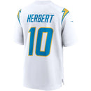 NFL LOS ANGELES CHARGERS JUSTIN HERBERT – WHITE JERSEY