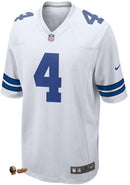 NFL DALLAS COWBOYS DAK PRESCOTT - WHITE JERSEY