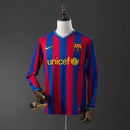 BARCELONA I 09-10 LONG SLEEVE RETRO MEN'S JERSEY