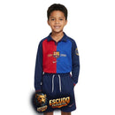 BARCELONA CENTENARY LONG SLEEVE 1999 KIDS KIT (RETRO)