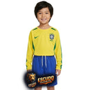 BRAZIL I LONG SLEEVE 2002 KIDS KIT (RETRO)