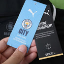 MANCHESTER CITY II BLACK 25/26 MEN'S JERSEY LONG SLEEVE PLAYER VERSION