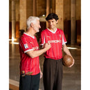 GIJON RETRO RED I 26/27 VERSION RETRO MEN'S JERSEY