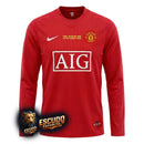 MANCHESTER UNITED HOME 07/08 MEN'S JERSEY LONG SLEEVE RETRO
